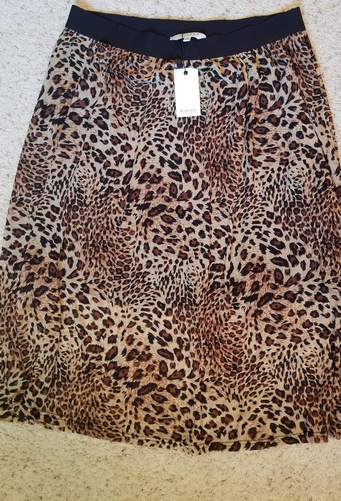 Sparkz Copenhagen leopard print skirt